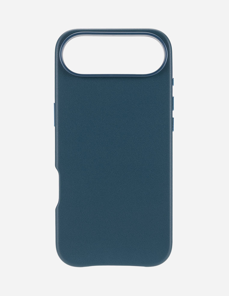 Coque en cuir bleu marine denim Apple iPhone Air