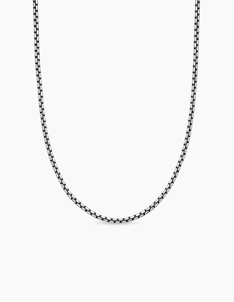 Collier chaine maille vénitienne argent idée cadeau bijou pour homme