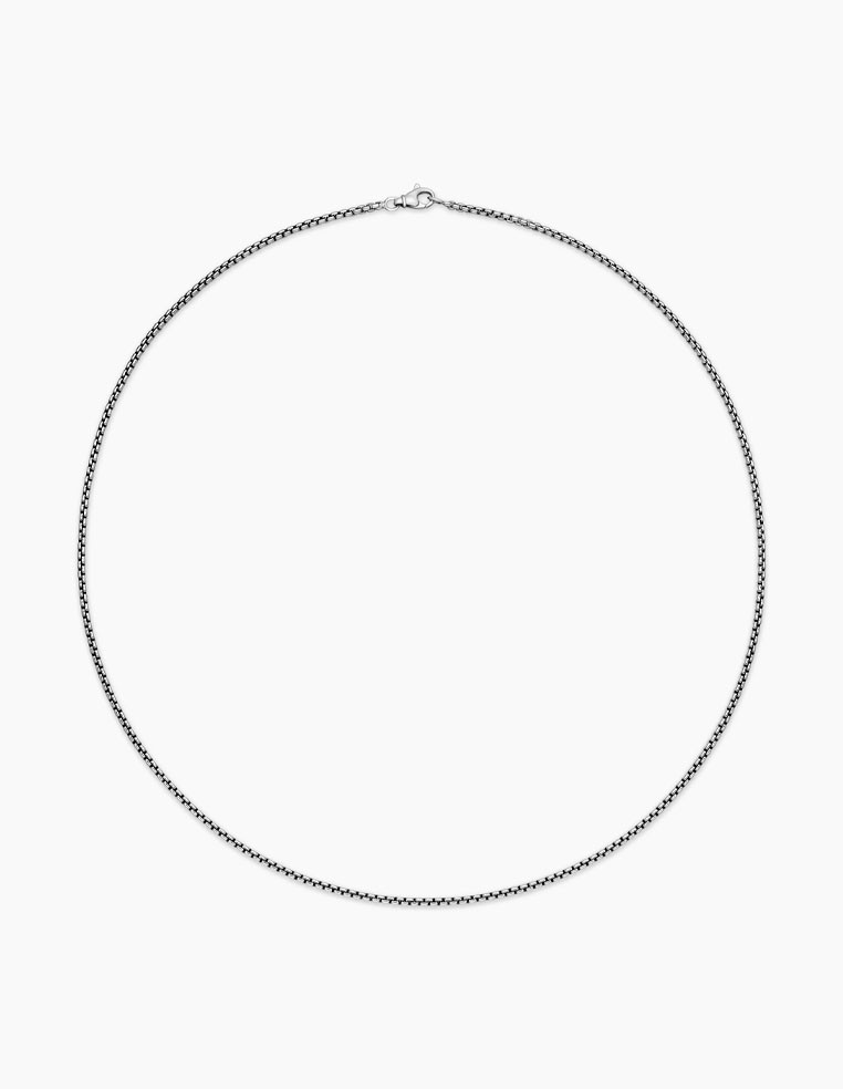 Collier chaine maille vénitienne argent idée cadeau bijou pour homme