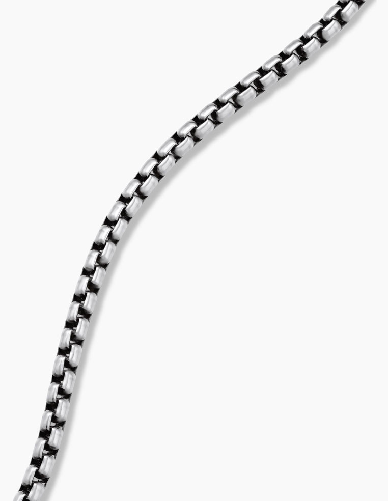 Collier chaine maille vénitienne argent idée cadeau bijou pour homme