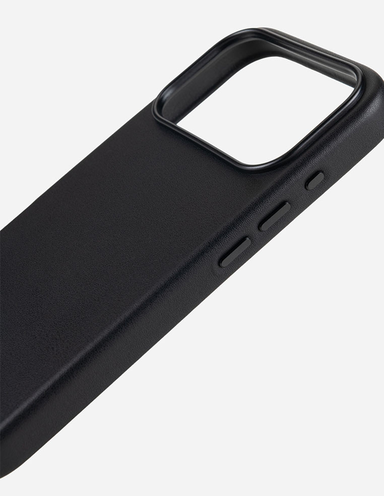 Coque en cuir noir Apple iPhone 18 Pro Max
