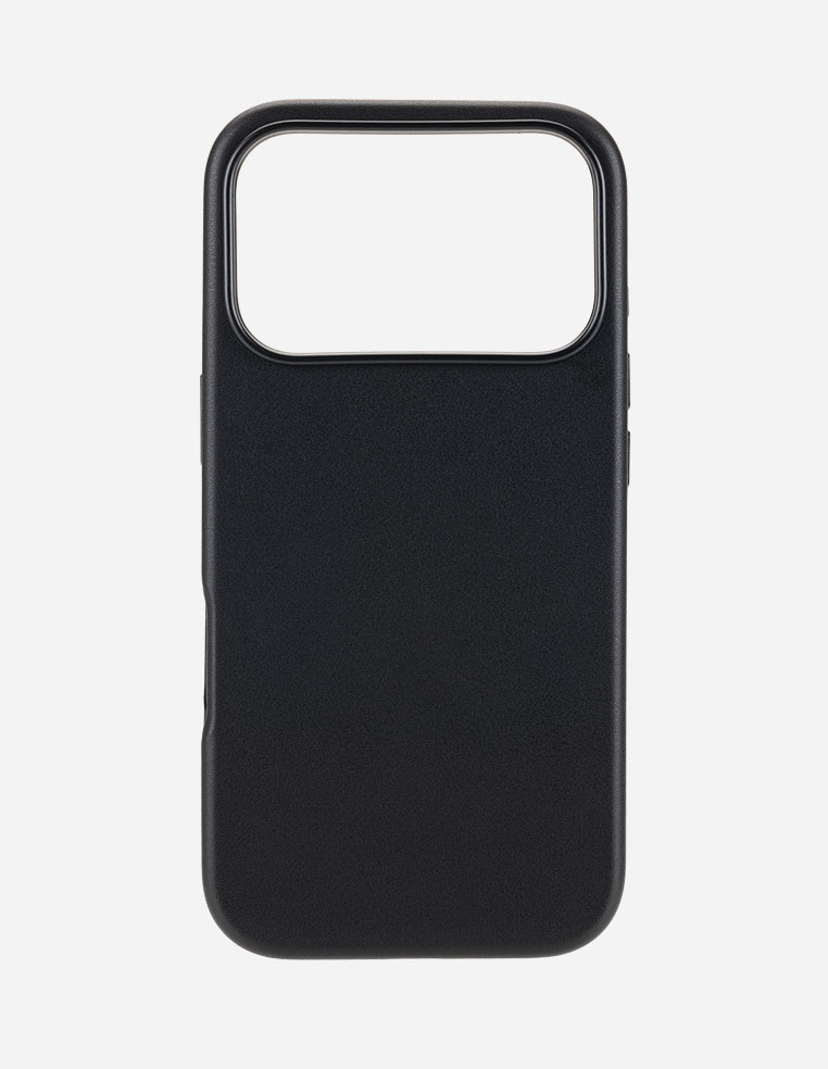 Coque en cuir noir pour Apple iPhone 18 Pro Max