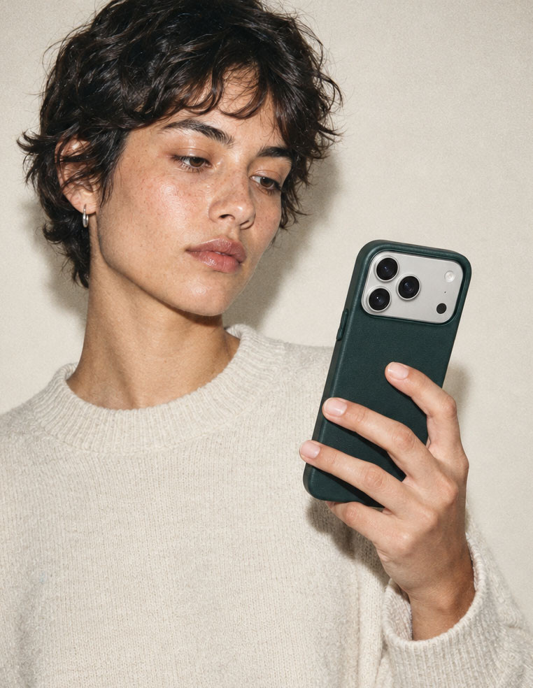 Coque en cuir pour femme Apple iPhone 18 Pro Max